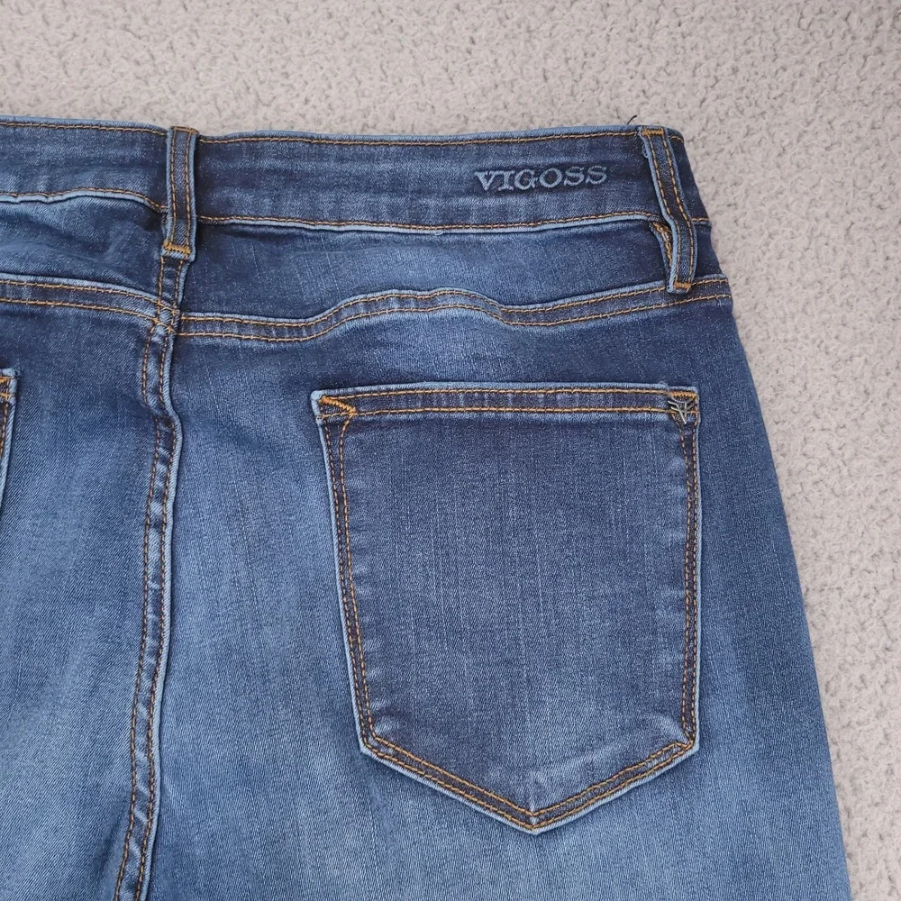VIGOSS Jeans Size 31 Jagger Super Skinny Classic Fit Distressed Denim